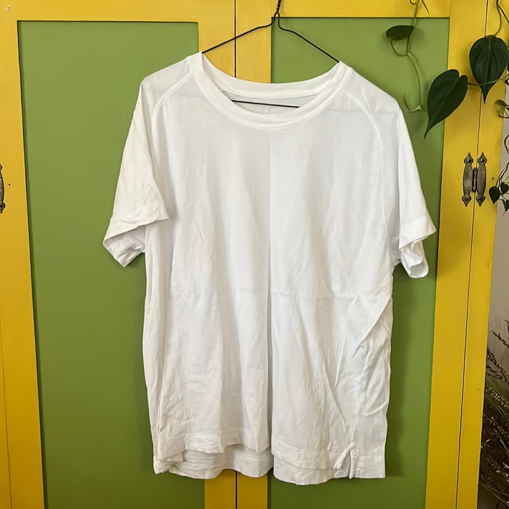 Everlane Oversized White Cotton Tee